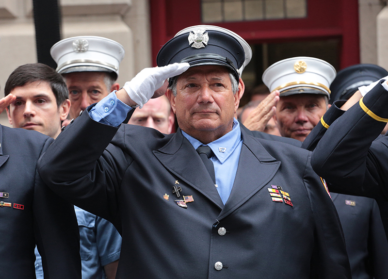 9/11 Firemen : Richard Moore : Photographer